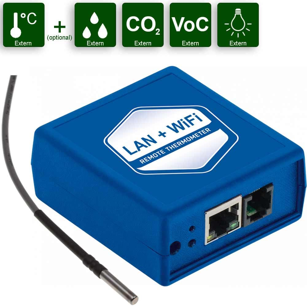 IP Thermometer LAN und WLAN